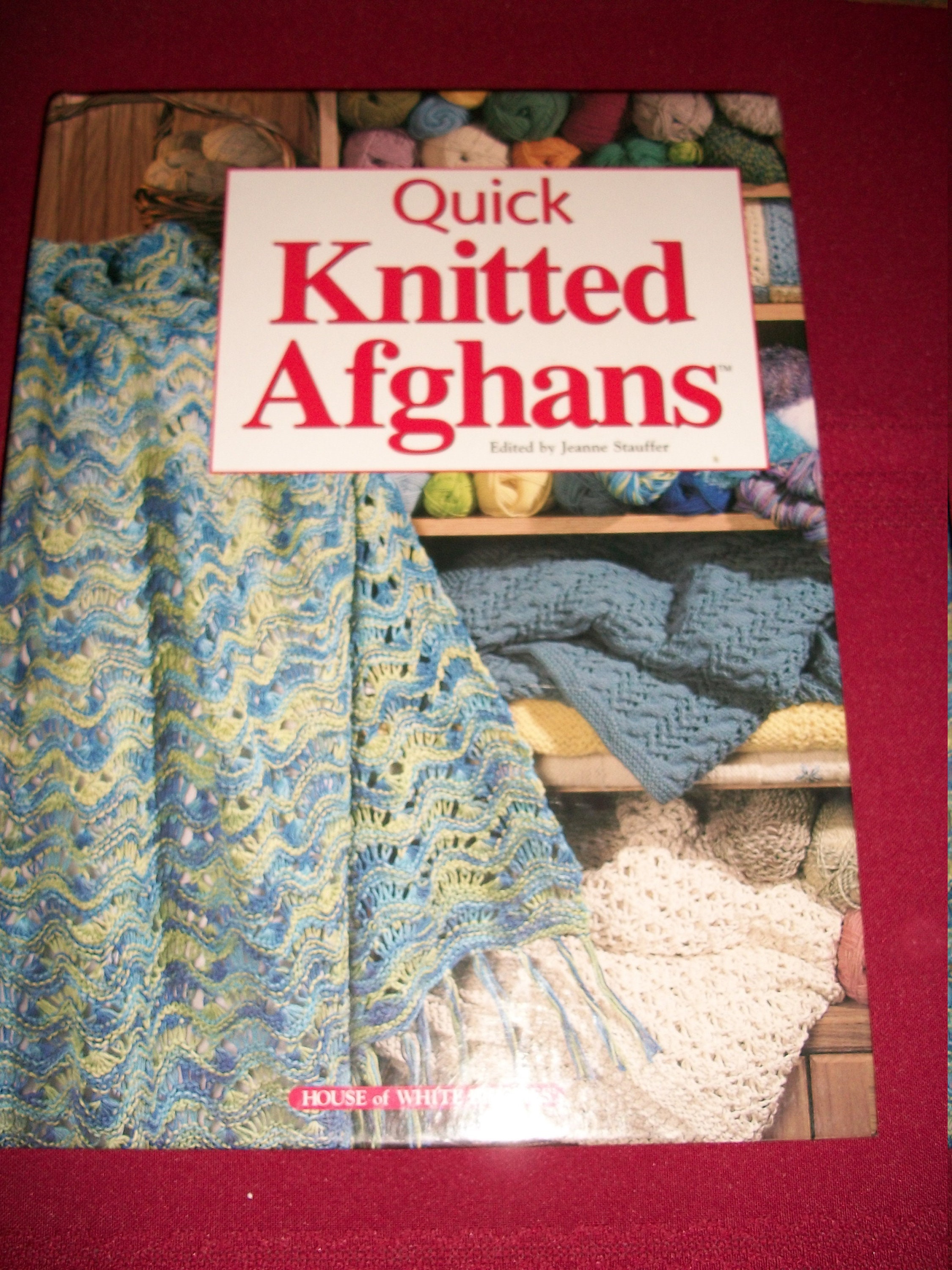 Crochet and Knit Afghan Books..Set of 2 Books & 2 Etsy