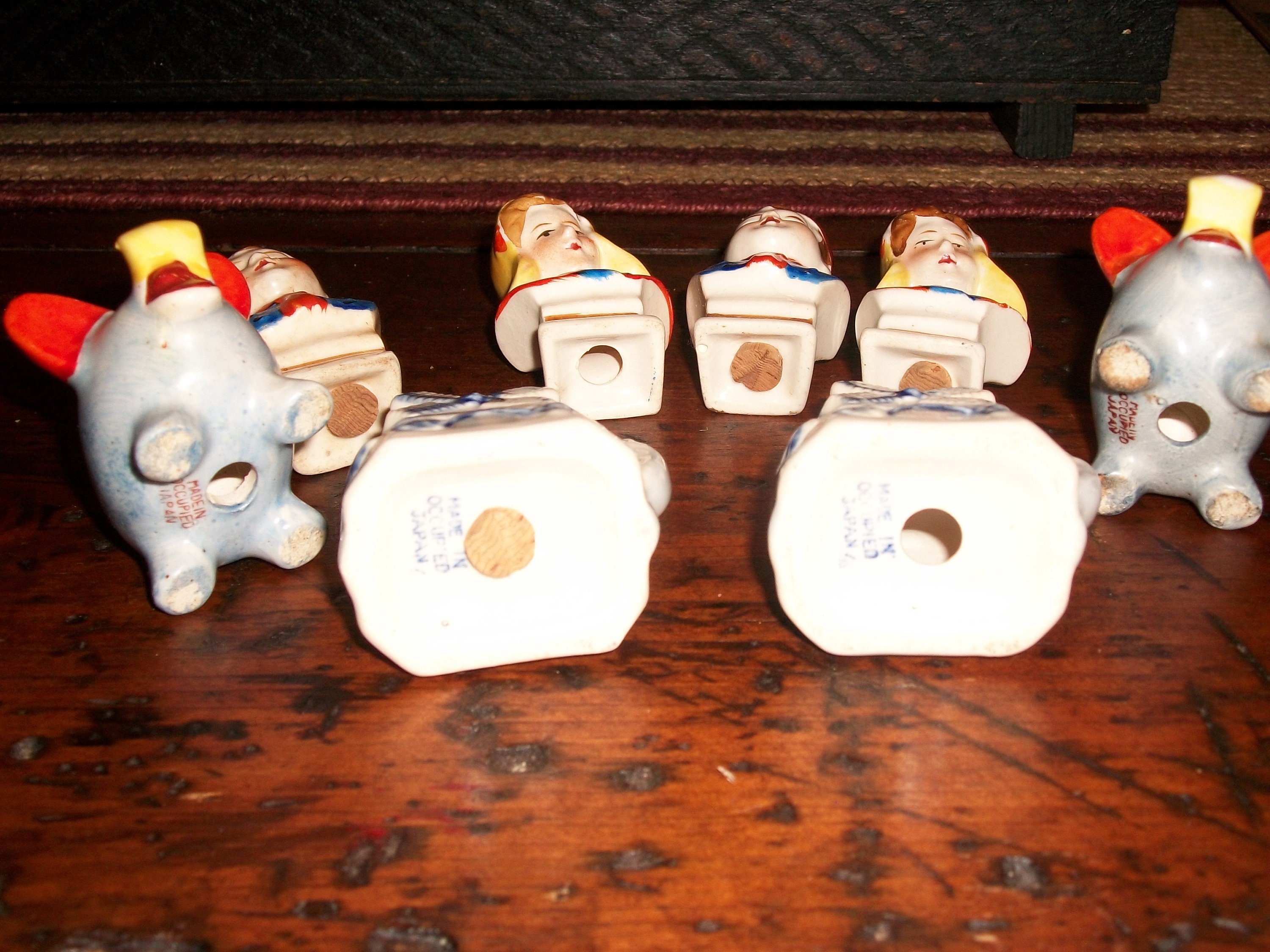 Occupied Japan Salt and Pepper Shakers..4 Sets...1940's Etsy