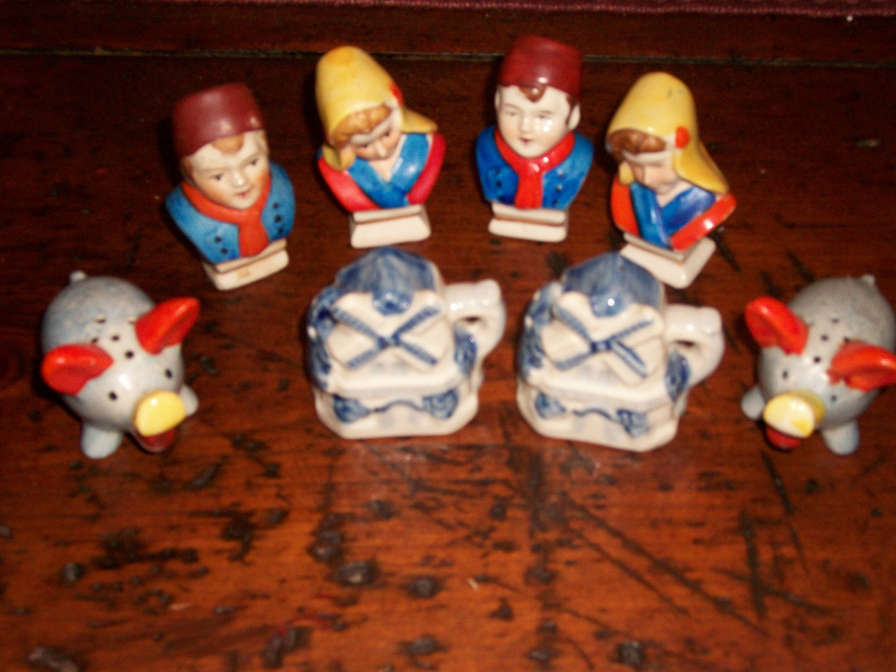 Occupied Japan Salt and Pepper Shakers..4 Sets...1940's Etsy