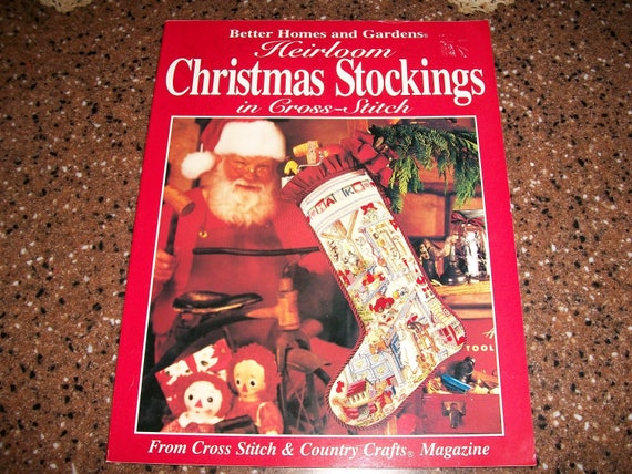 Better Homes And Gardens Heirloom Christmas Stockings In Cross Etsy Israel