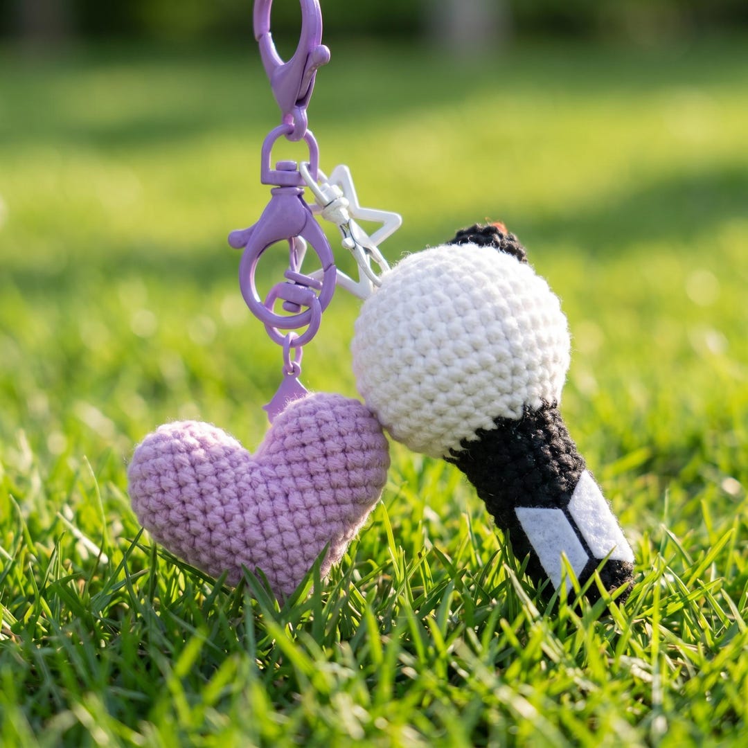 Handmade Army Bomb Keychain, Bag Charm Gift for Kpop Fan, Hot Air ...