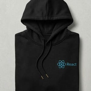 Unisex React Pullover - Geek sweatshirt for developers, IT gift, React pullover for programming and tech lovers