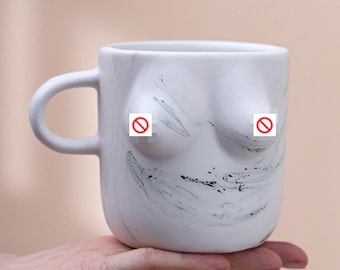 Ceramic Female Body Mug: Artistic Coffee Cup, Modern Home Decor (10.8 oz)