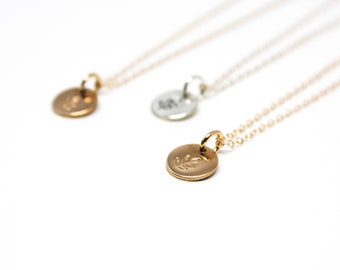 Hope Necklace - Plant Necklace - 14K Gold  Filled - Rose Gold
