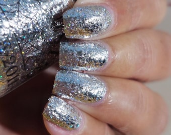 Silver Ballz Nail Polish by Lacquistry 15ml/.5oz FULL SIZE