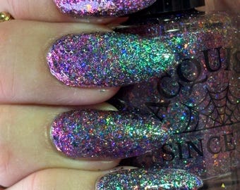 Rainbows Don't Have to End II Charity Nail Polish by Lacquistry 15ml/.5oz