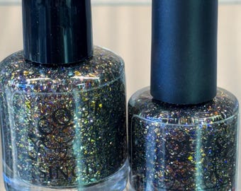 MINI Smalto per unghie Embers of a Midnight Reverie di Lacquistry MINI .27oz/8ml mini