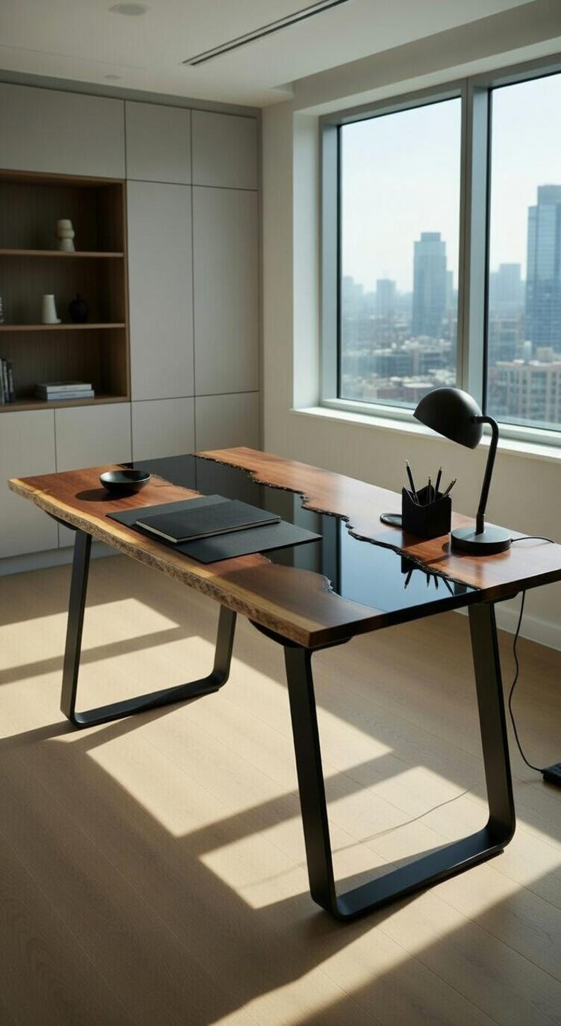 Resin Computer Table Resin Computer Table, Resin Accent Table, Table Top Gaming, Resin Table ...