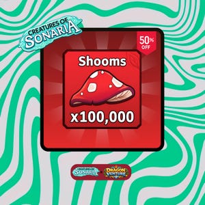 100,000 Shooms • Creatures of Sonaria • Same Day Delivery!