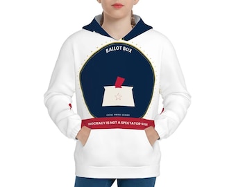 Youth Hooded Sweatshirt civic01ballotbox