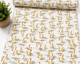 Handmade Block Print Kantha Quilt, Mustard Yellow Cotton Quilt, Abstract Printed Kantha Blanket Indian Hand Stitched Bedspread Indian kantha