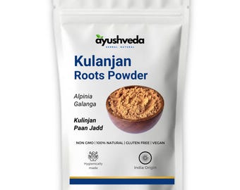 Kulanjan Roots And Powder | Alpinia Galanga | Kulinjan
