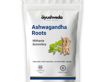 Ashwagandha Roots And Powder | Withania Somnifera | Indian Ginseng