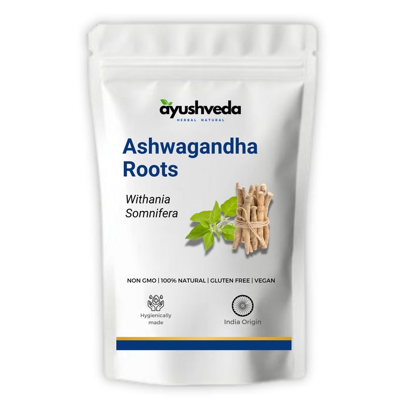 Ashwagandha Roots And Powder | Withania Somnifera | Indian Ginseng image 1