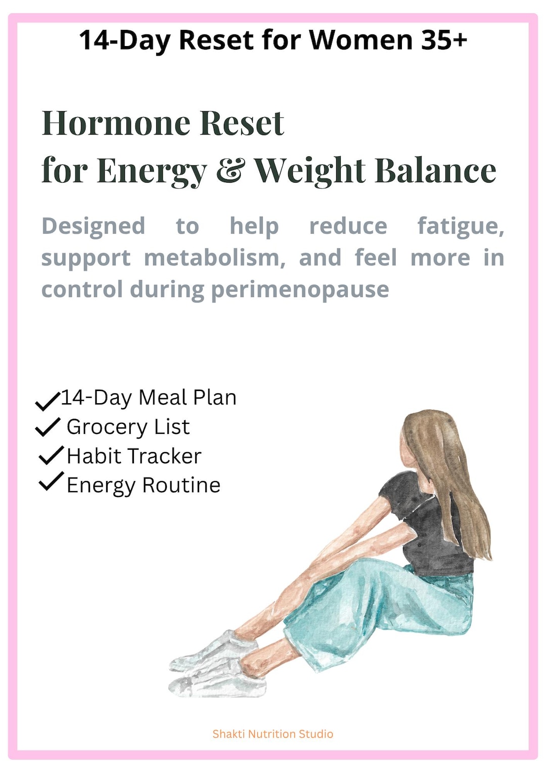 Perimenopause Meal Plan PDF | 14-day Hormone Balance Diet Women Over 40 ...