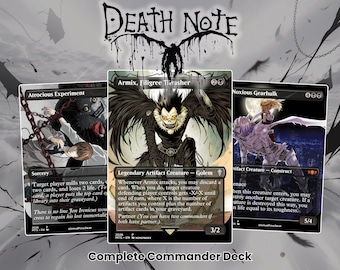 Dark Detective Inspired Proxy Commander Deck 100+ Cards | Supernatural Mystery Custom Deck | Ready to Play EDH | Collector Gift