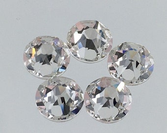 Crystal Flat Back Swavoeski Rhinestones Sizes 34SS 1/2 Gross Packages.  30SS, 20SS, 16SS, 12SS, 9SS  One Gross Packages