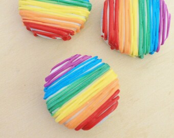 Rainbow Chocolate Drizzle Oreos (12)
