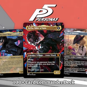 Proxy 100+ Card Commander Deck – Masked Requiem Theme Deck Ready to Play Perfect Gift for Fans, Players & Collectors