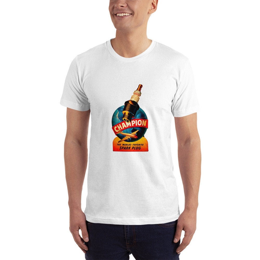 Unisex Champion Spark Plugs T-shirt 