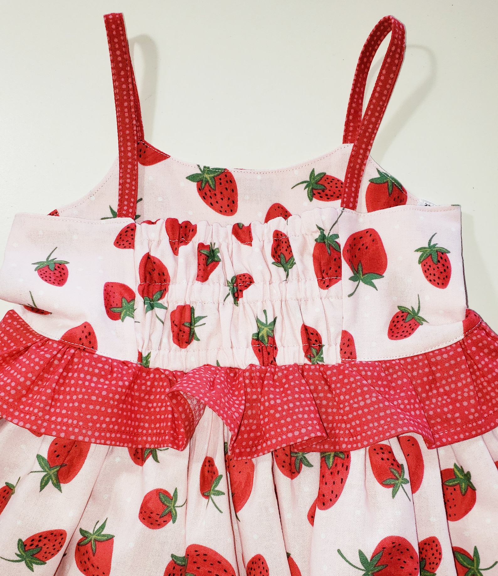 Baby Strawberry Dress, Baby Fruit Dress, Baby Sundress, Baby Summer — free download