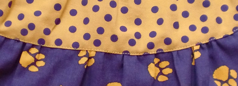 Girls Skirt Husky Skirt Toddler Skirt Purple and Gold Skirt Twirl Skirt University of Washington Skirt UW Skirt Tiered Skirt PAC 12