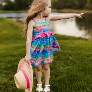 neon plaid dress Neon Rodeo Dress