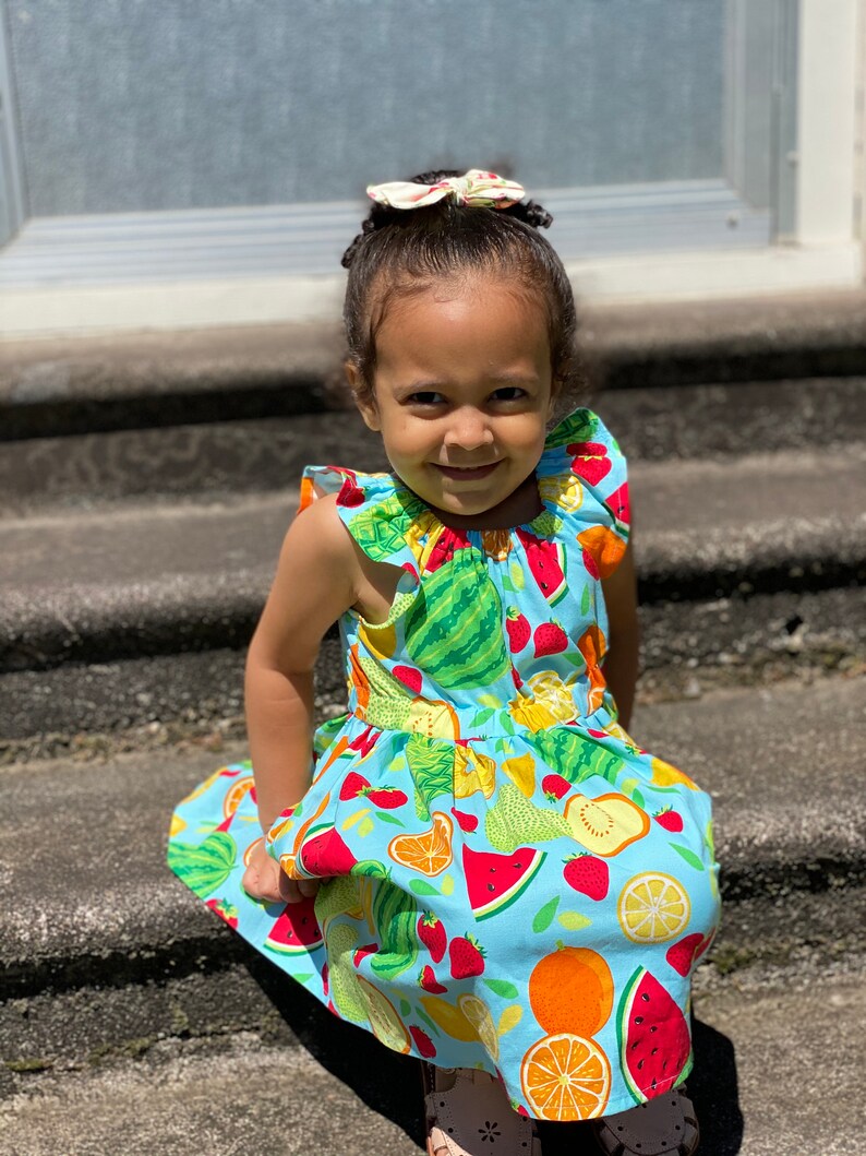 Toddler Fruit Dress Girl FruitDress Toddler Dress Girl Etsy