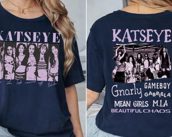 Katseye 2 Sided PNG, Katseye Kpop Digital, Katseye Beautiful Chaos Shirt, Kpop Music Fan Gifts, Katseye Girls Shirt, Kpop Birthday PNG