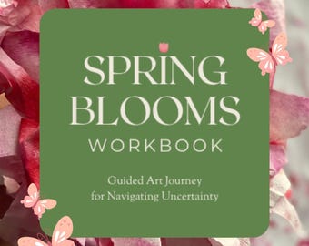Konstterapiinspirerad arbetsbok för osäkerhet, ångest och livsövergångar | Guidad självupptäcktsresa | Vårblommor PDF