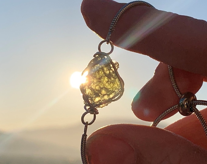 Featured listing image: Genuine Moldavite Crystal Bracelets and Libyan Glass, Super Seven, Herkimer Diamond, Phenecite   Healing Stone,  high vibration Jewelry BR