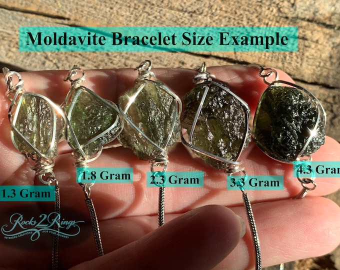 Featured listing image: Genuine Moldavite Crystal Bracelets and Libyan Glass, Super Seven, Herkimer Diamond, Phenecite   Healing Stone,  high vibration Jewelry BR