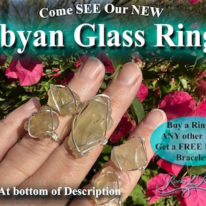 Genuine Moldavite with Libyan Desert Glass and Herkimer Diamond Pendant Necklace in Sterling Silver High Vibration Healing Jewelry MLH image 15