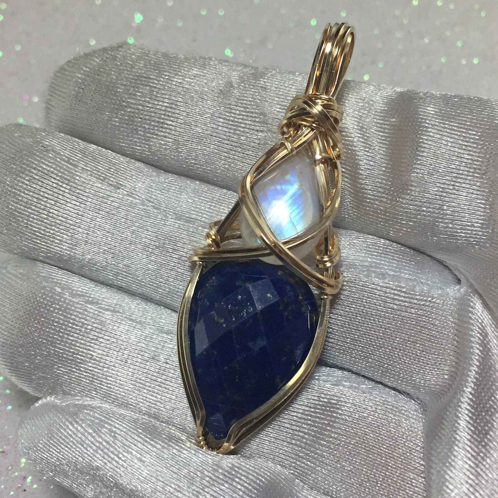 Kokomo - Rainbow Moonstone Lapis