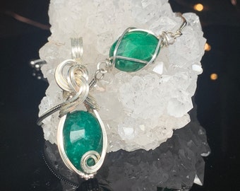 Emerald Necklace | Emerald  Bracelets | Emerald Jewelry | Emerald Pendant | Emerald Birthstone | May Birthday