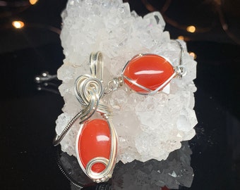 Carnelian | Carnelian Necklace | Carnelian Bracelet | Carnelian Jewelry | Carnelian Crystal | Carnelian Pendant | August Birthstone Birthday