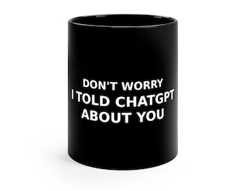 ChatGPTマグカップ｜面白いAIユーモアコーヒーカップ、テクノロジーギフト