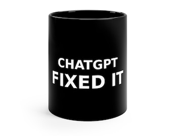 ChatGPT 修正済みマグカップ | 面白いAI開発者向けコーヒーカップ