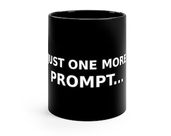 もう一度だけプロンプトマグカップ | 面白いAIギフト | ChatGPT男性向けギフト