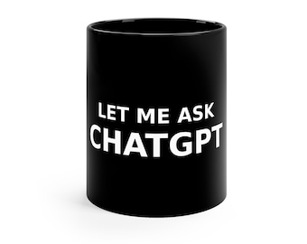 面白いAIプロンプトマグカップ | ChatGPTユーモアコーヒーカップ