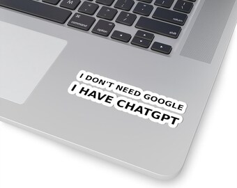 ChatGPT Sticker | Funny AI Tech Humor Laptop Decal