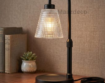 Modern Metal Candle Warmer Lamp with Timer | Antique Light Lamp | Metal Table Lamp | Beside Table Lamp