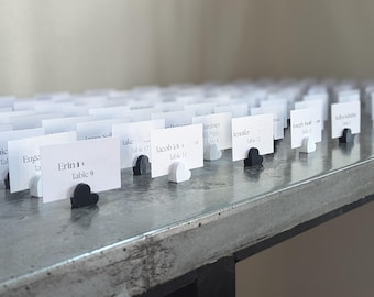 3D Printable Minimalist Heart Place Card Holder STL
