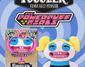 Peluche de Fuggler de las Chicas Superpoderosas – Juguete monstruoso inspirado en Bubbles (aprox. 5 pulgadas)