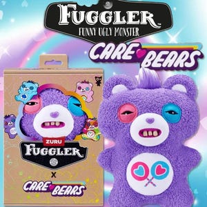 Fuggler - Care Bears - Delabjörnen Plyschfigur – 22 cm – Helt ny