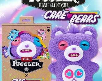 Fuggler - Care Bears - Share Bear Plush Figure – 22cm  – Brand New