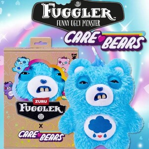 Bisounours Fuggler - Peluche Grumpy Bear - 22 cm - Tout neuf