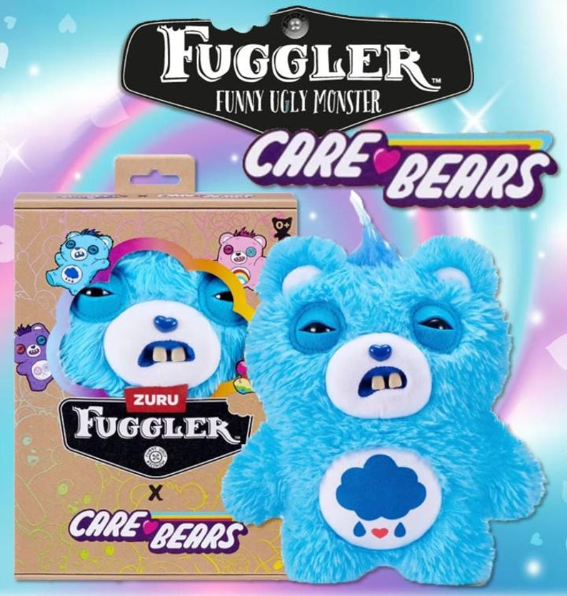 Fuggler Care Bears - Grumpy Bear Plush Figure – 22cm – Brand New - Etsy ...