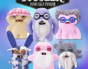 Old Fogies Fuggler Plush – Choose Your Character (1 of 6) – Weird Collectible Monster Toy
