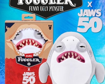 Tiburón de peluche Fuggler - Personaje con temática marina - Regalo coleccionable original